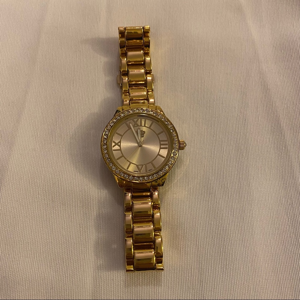Premier Designs Gold Crown watch
